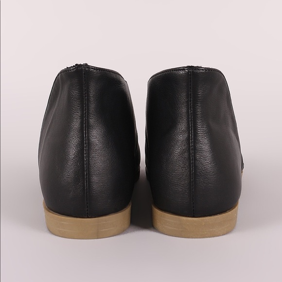 NEW ARRIVAL LADIES OPEN SHANK PEEP TOE FLATS.BLACK - Picture 5 of 6